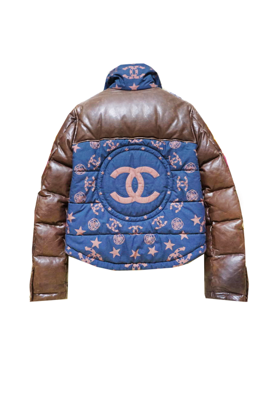 Chanel 2014 Dallas Rare Paisley Leather Bandana Jacket