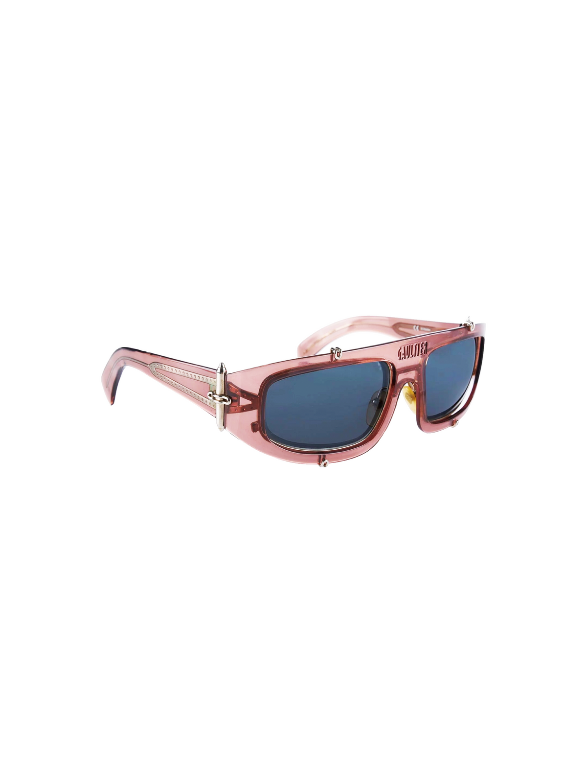 Jean Paul Gaultier 1990s Sunglasses with Clear Frame