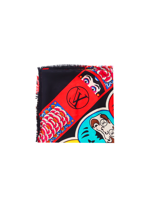 Louis Vuitton 2017 Kabuki Silk Scarf