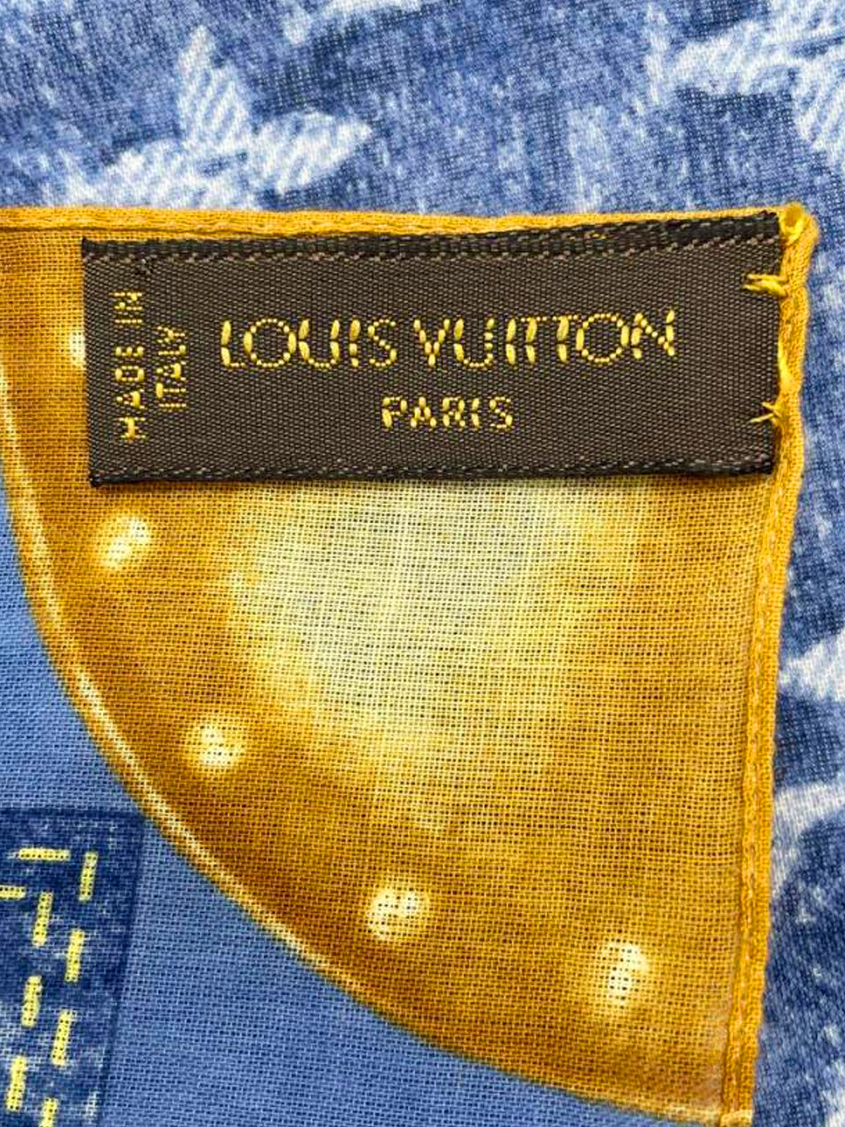 Louis Vuitton SS2006 Denim Scarf