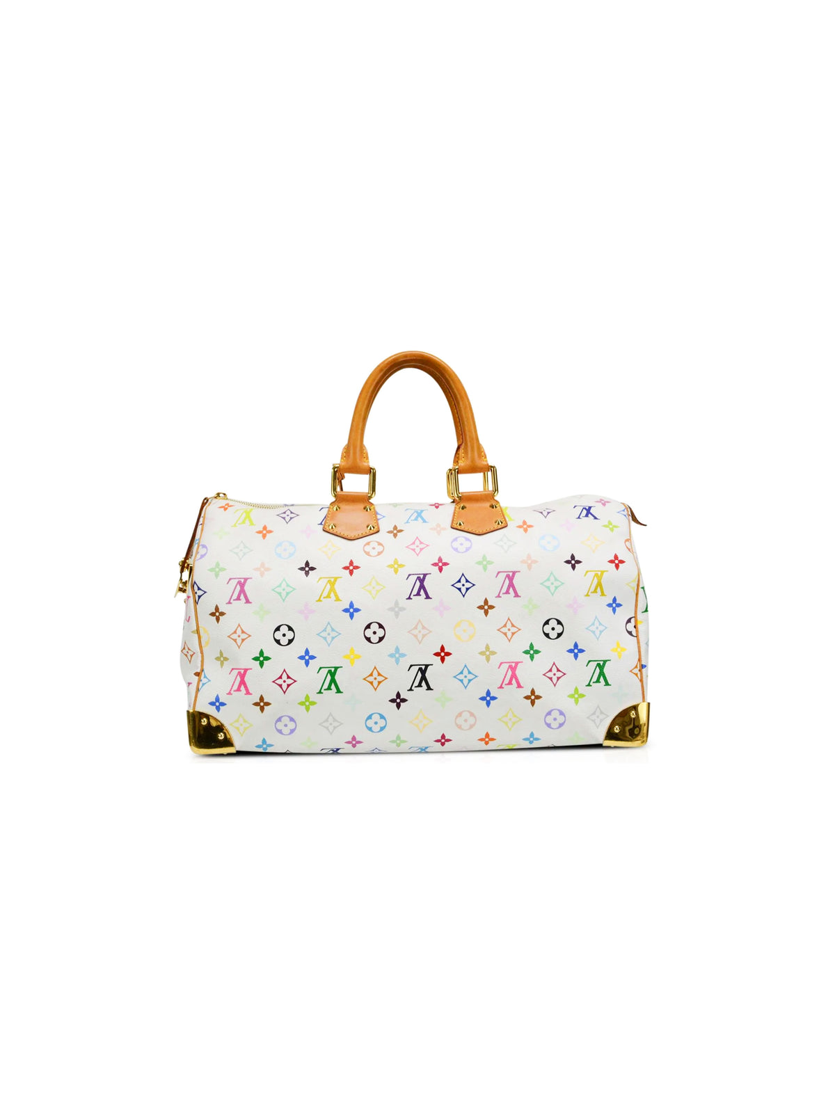Louis Vuitton 2000s Takashi Murakami Multicolor Speedy 40