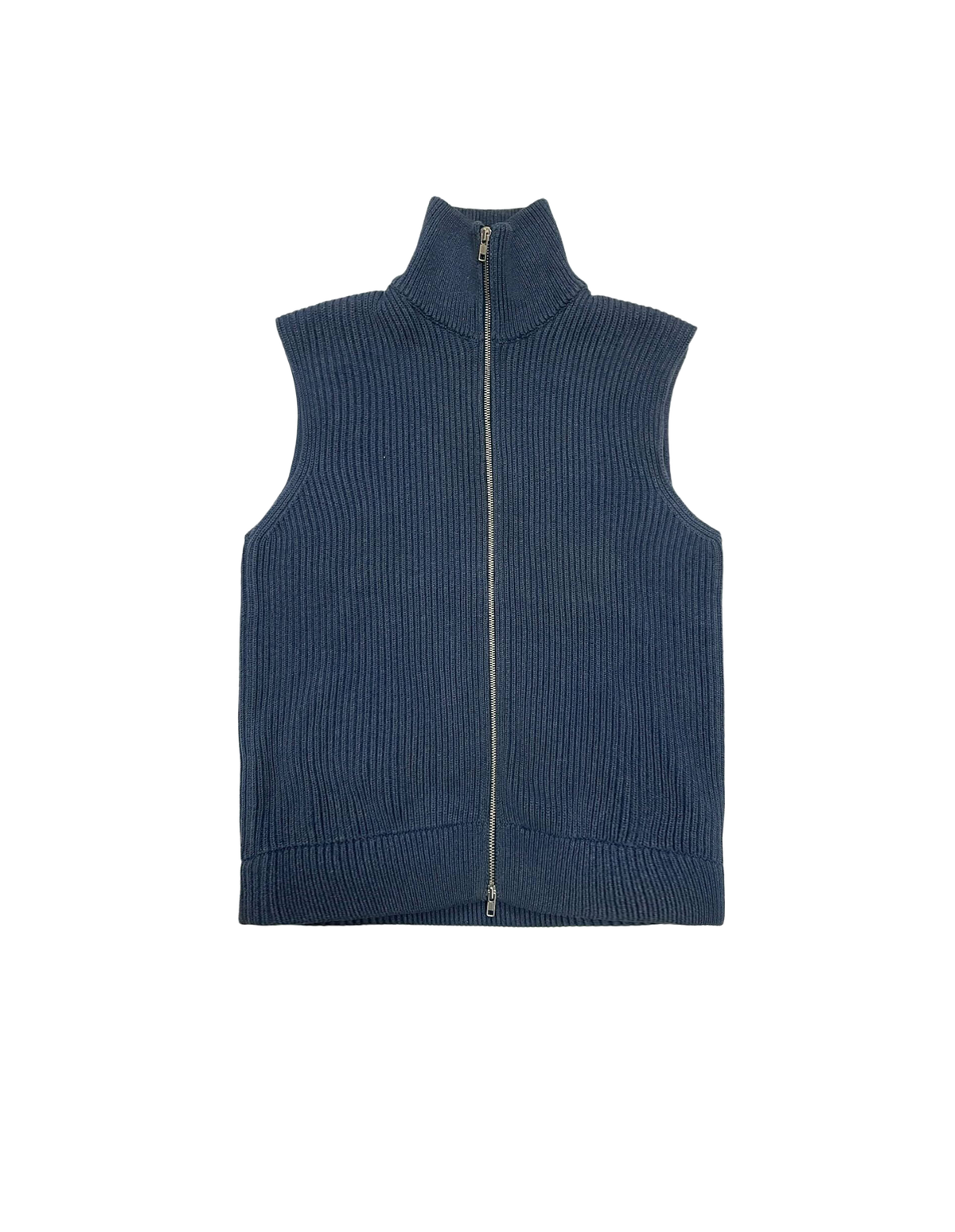 Maison Martin Margiela 2000s Blue Knit Turtleneck