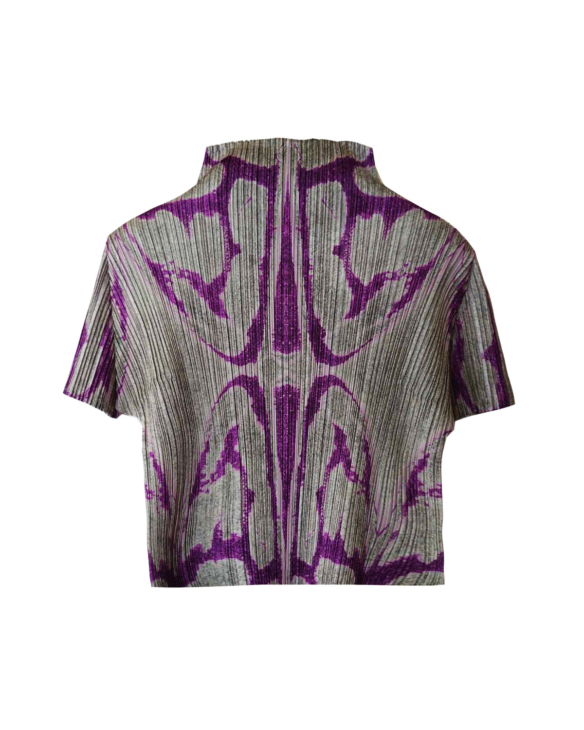 Issey Miyake 2000s Pleats Please Purple Print