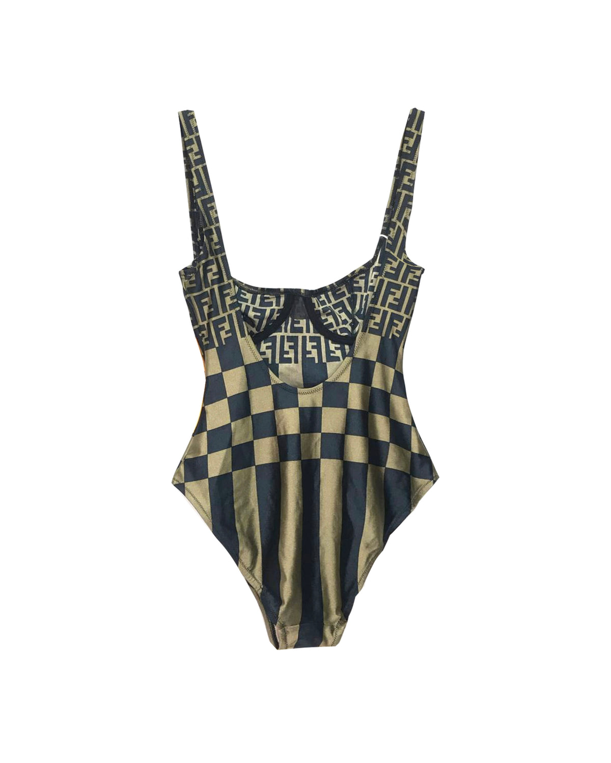 Fendi 2000s Zucca Rare One Piece Swimsuit