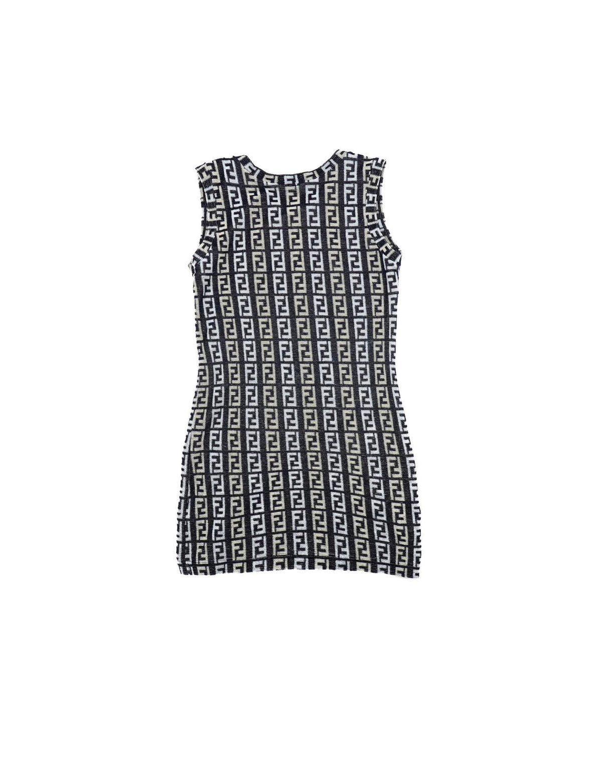 Fendi 2000s Terrycloth Stretch Body Dress