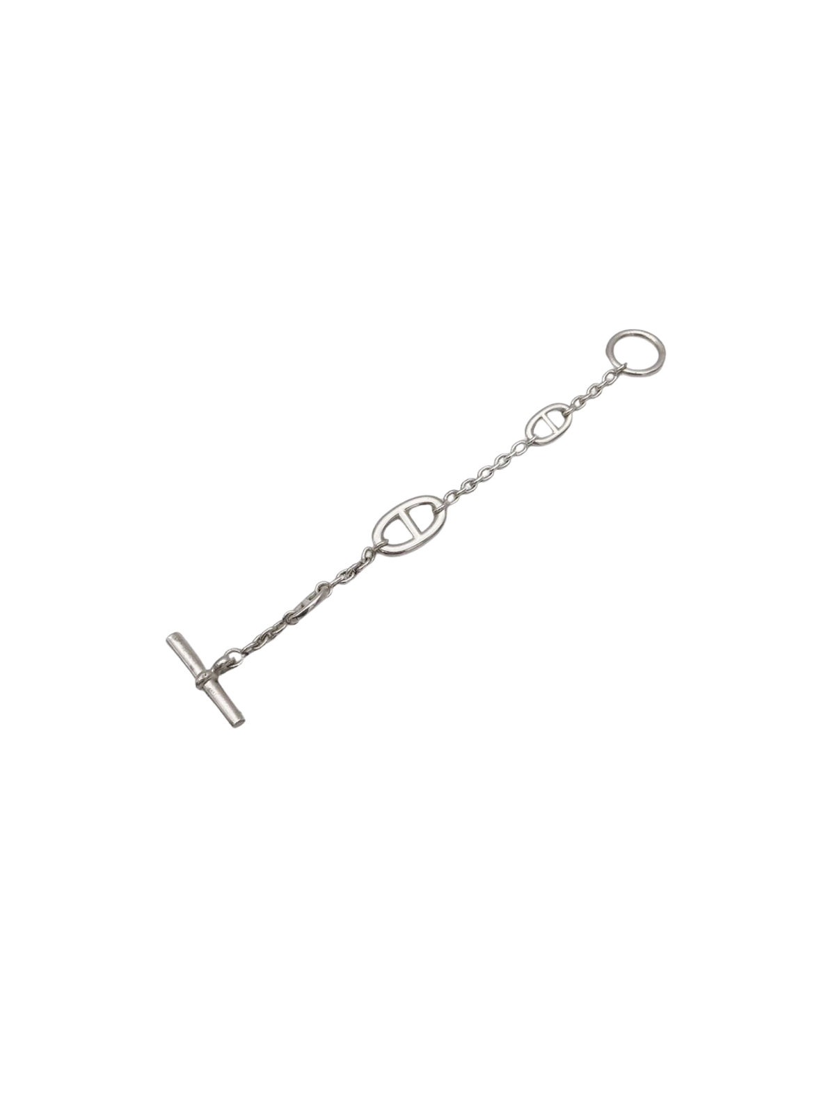 Hermes 2010s Farandole Shane Dancle Silver Bracelet
