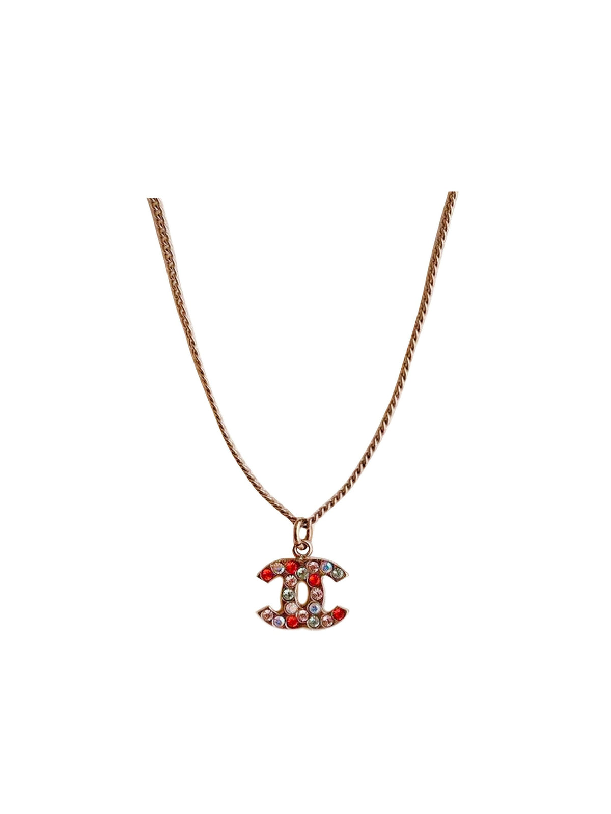 Chanel Multi Gemstone CC Small Necklace