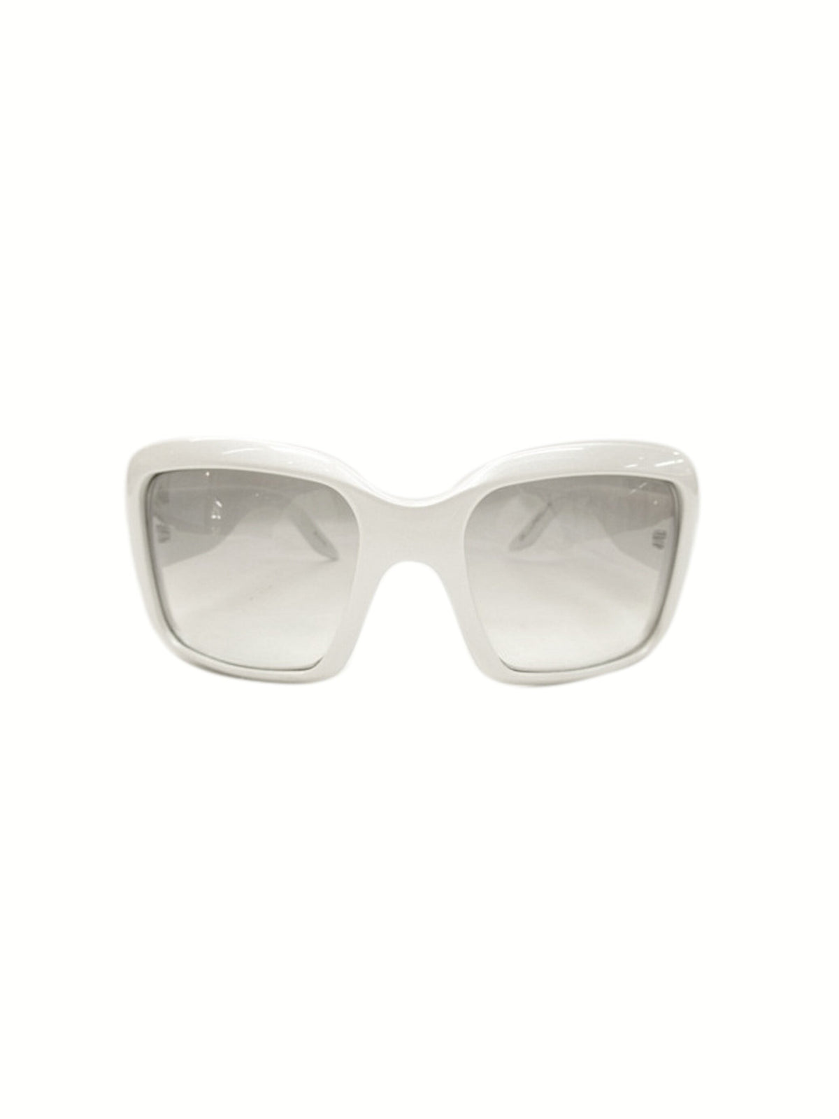 Christian Dior 2000s Large White Sunglasses