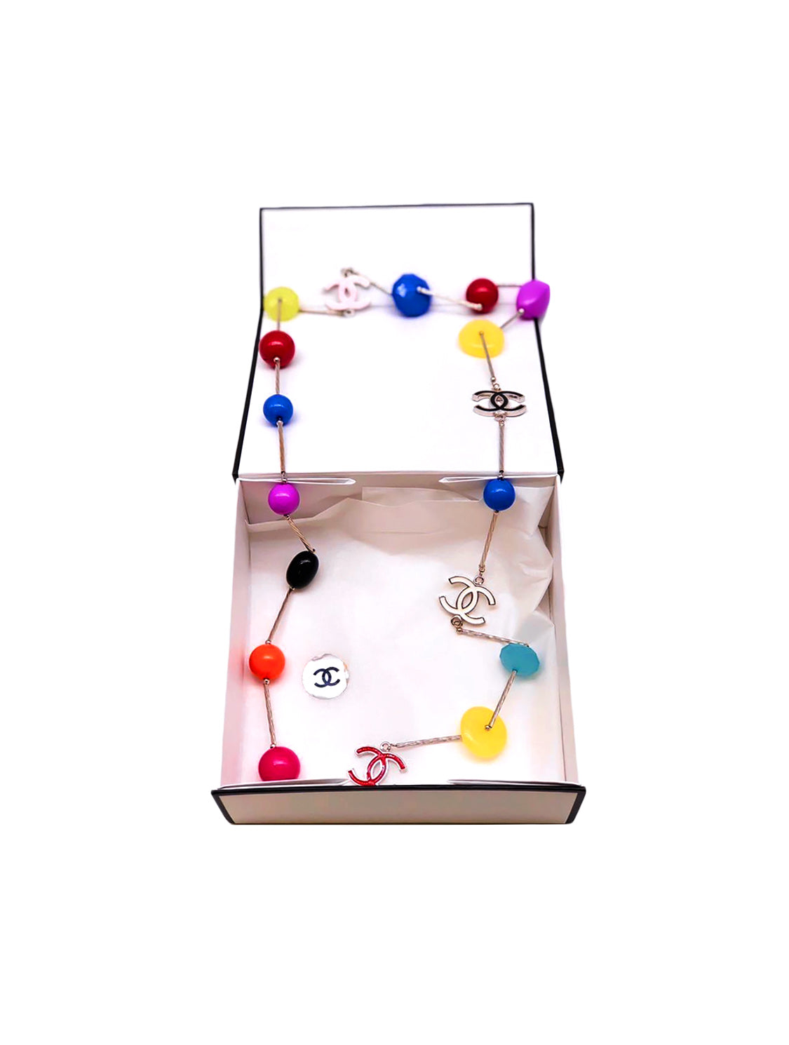 Chanel SS 2000 Multicolor Beaded Necklace