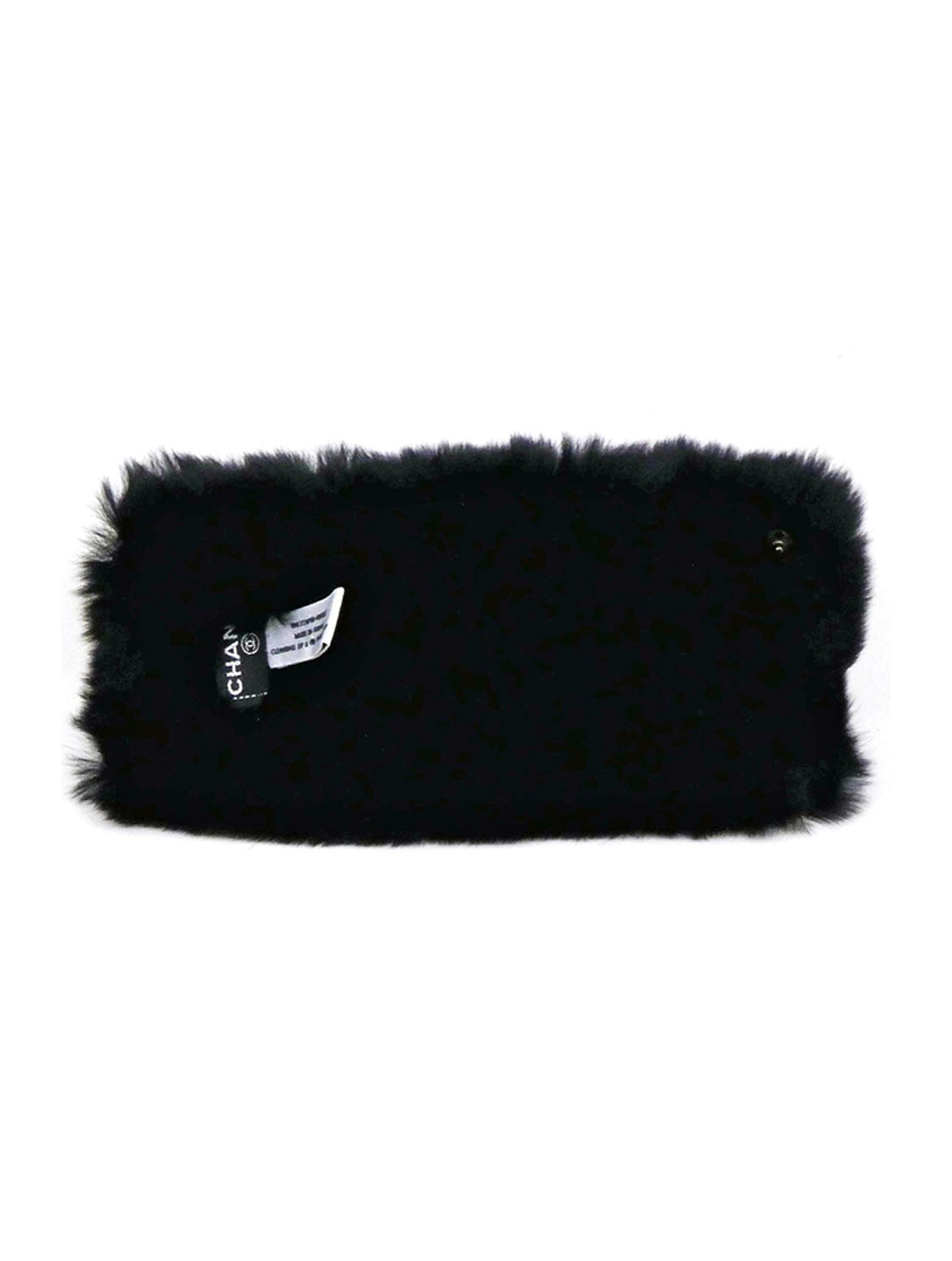 Chanel 2000s Rabbit Fur Rare Wrist Bracelet