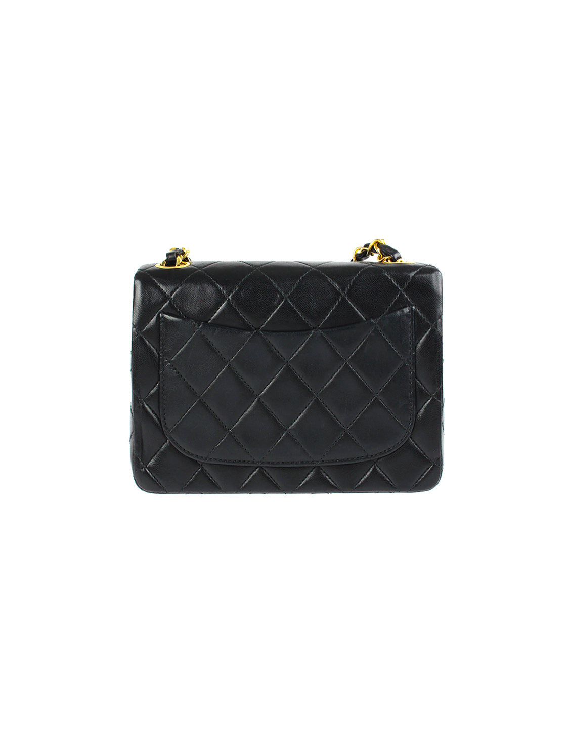 Chanel Small Black Leather Gold Hardware Flap