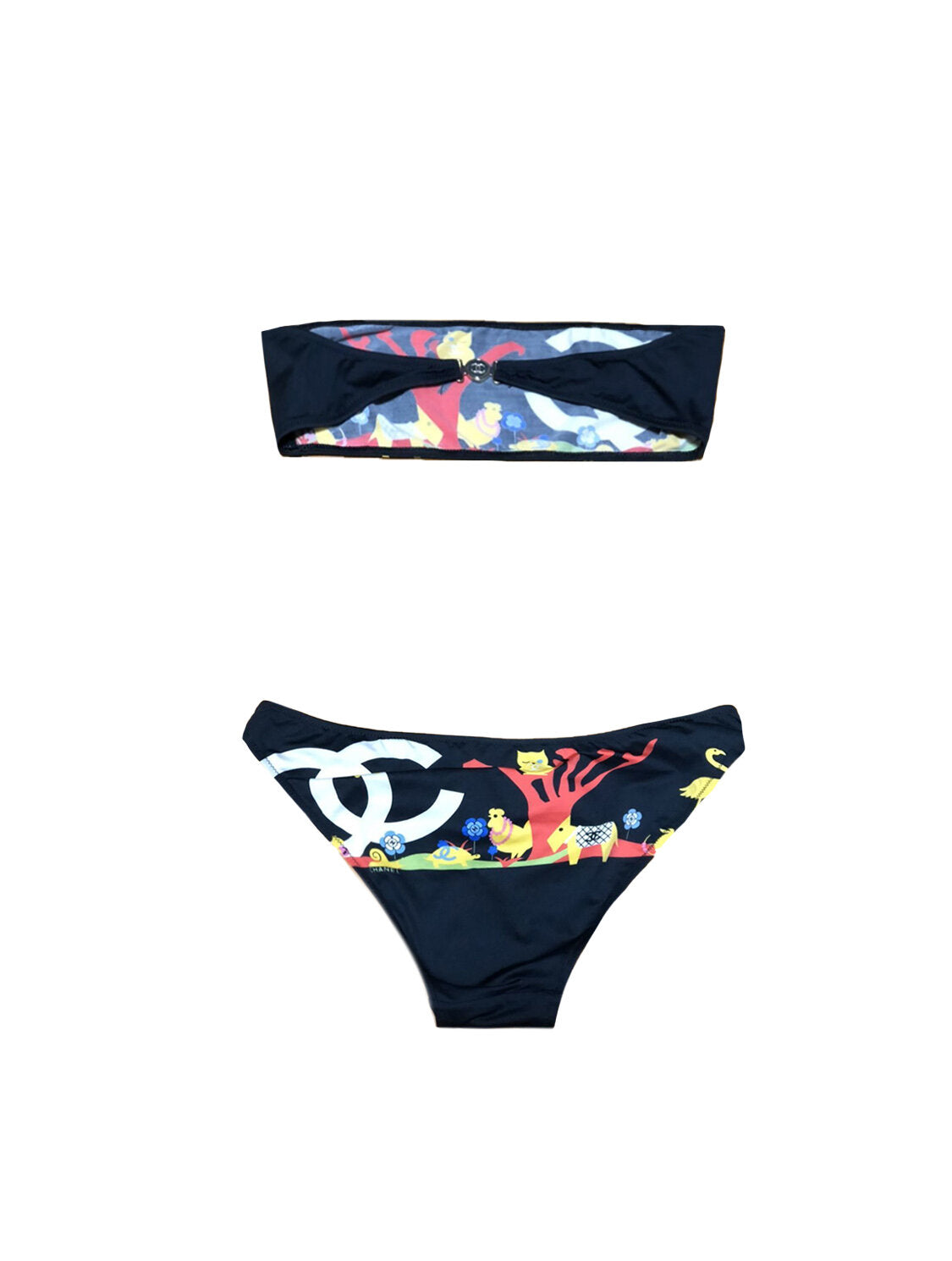 Chanel 2000s Rare Marine Swim Two-Piece