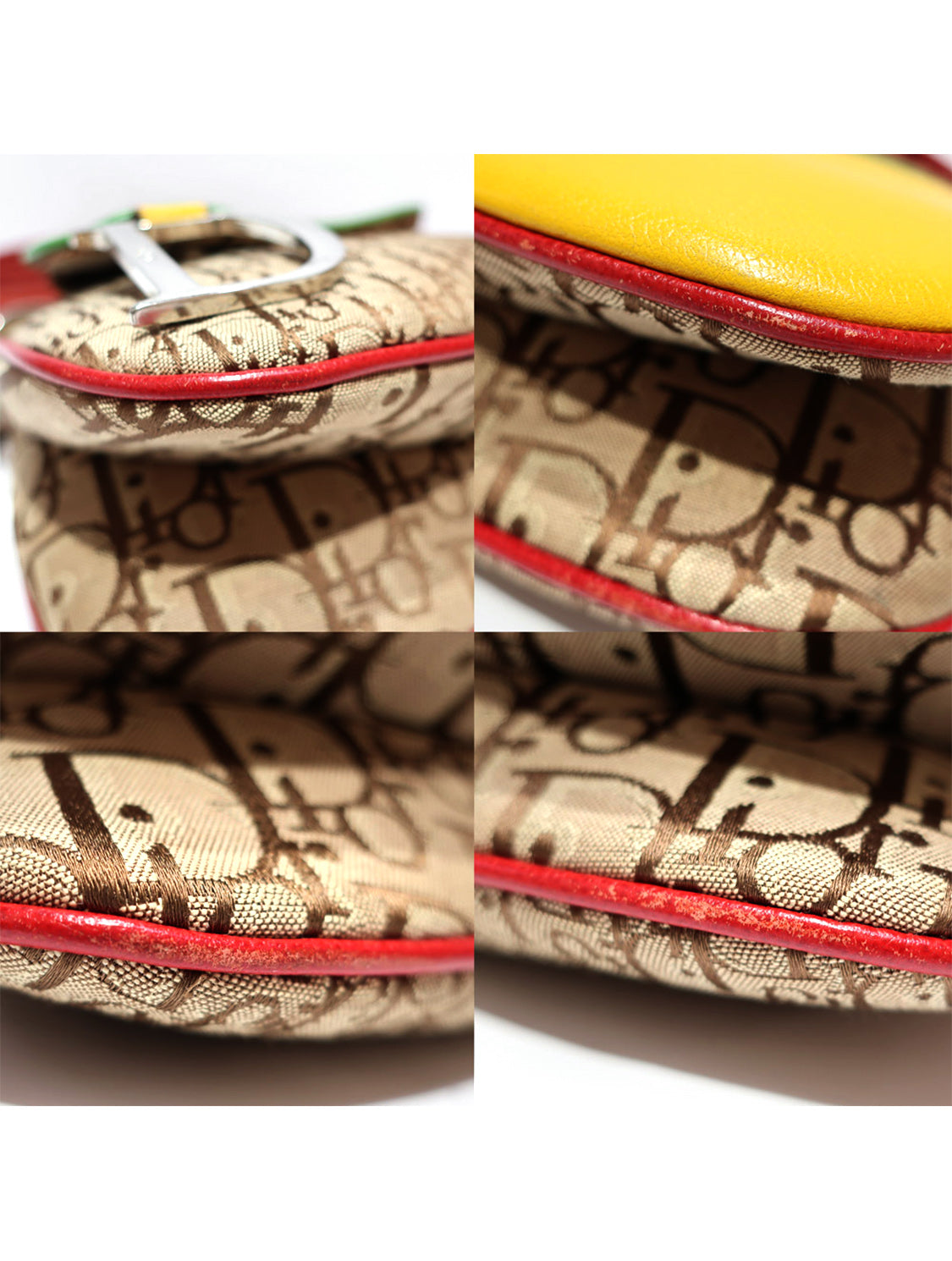 Christian Dior 2000s Rasta Shoulder Bag