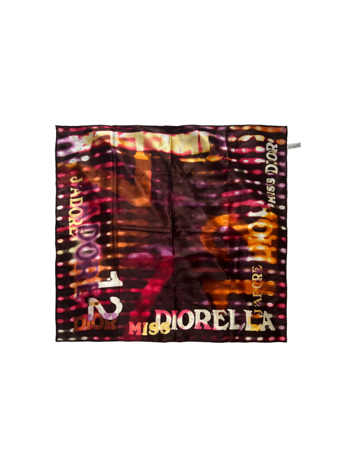 Christian Dior 2001 Silk Miss Diorella Scarf