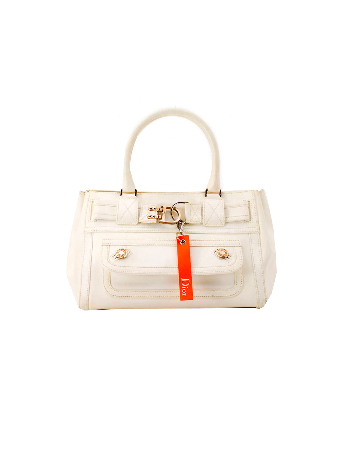Christian Dior 2000s Flight White Handbag