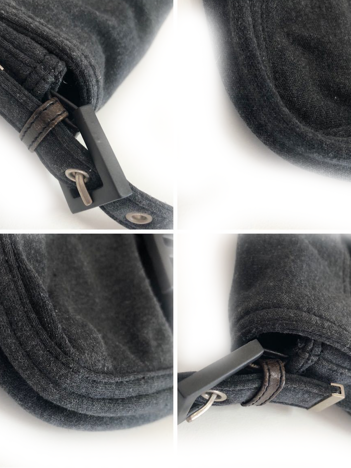 Fendi Black 2000s Canvas Baguette