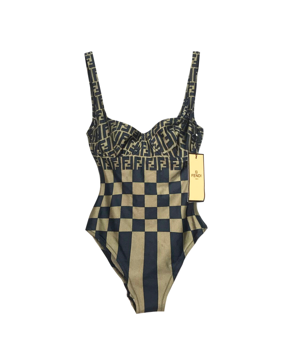 Fendi 2000s Zucca Rare One Piece Swimsuit