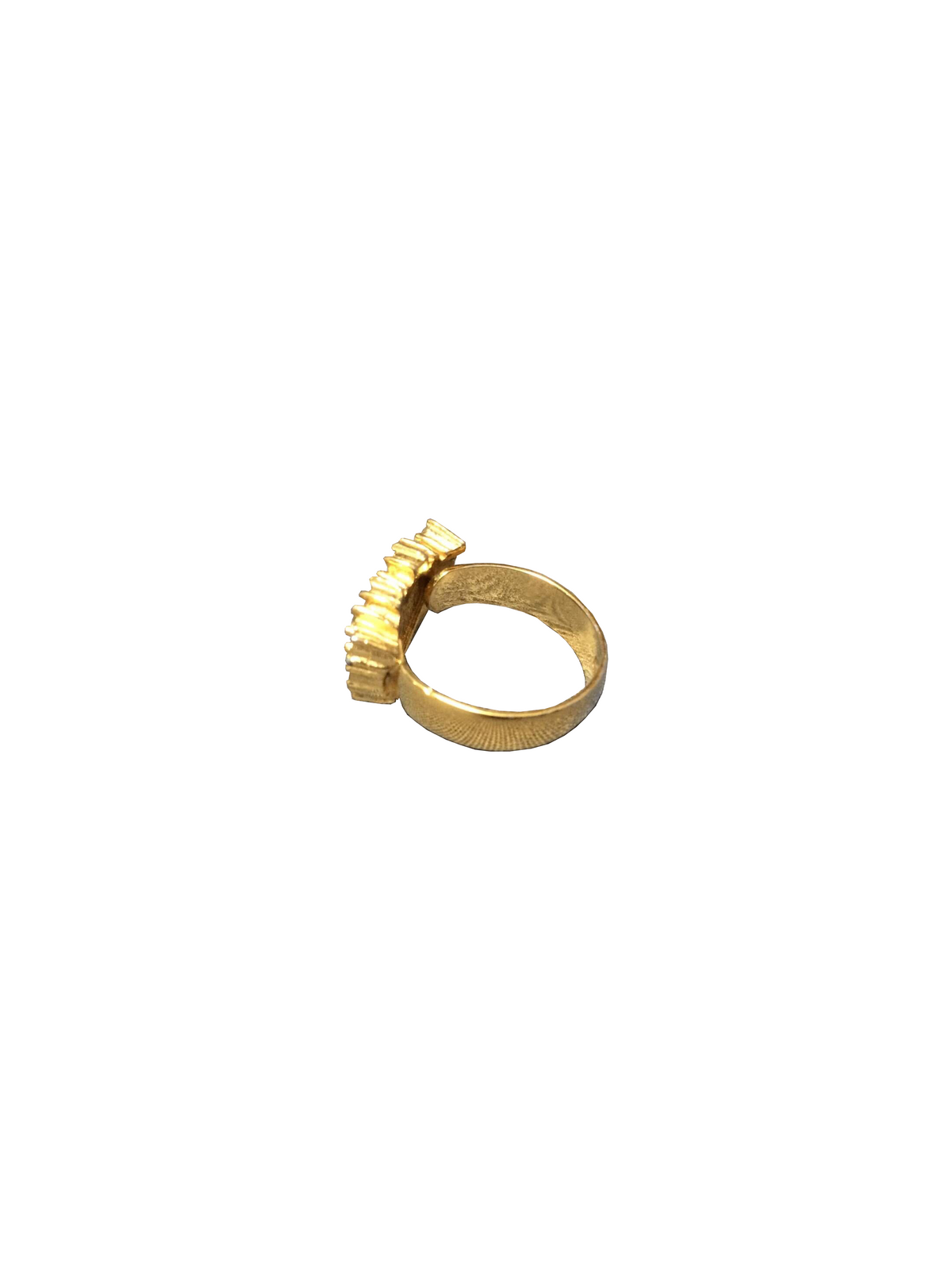 Christian Dior 2000s Gold Heart Ring