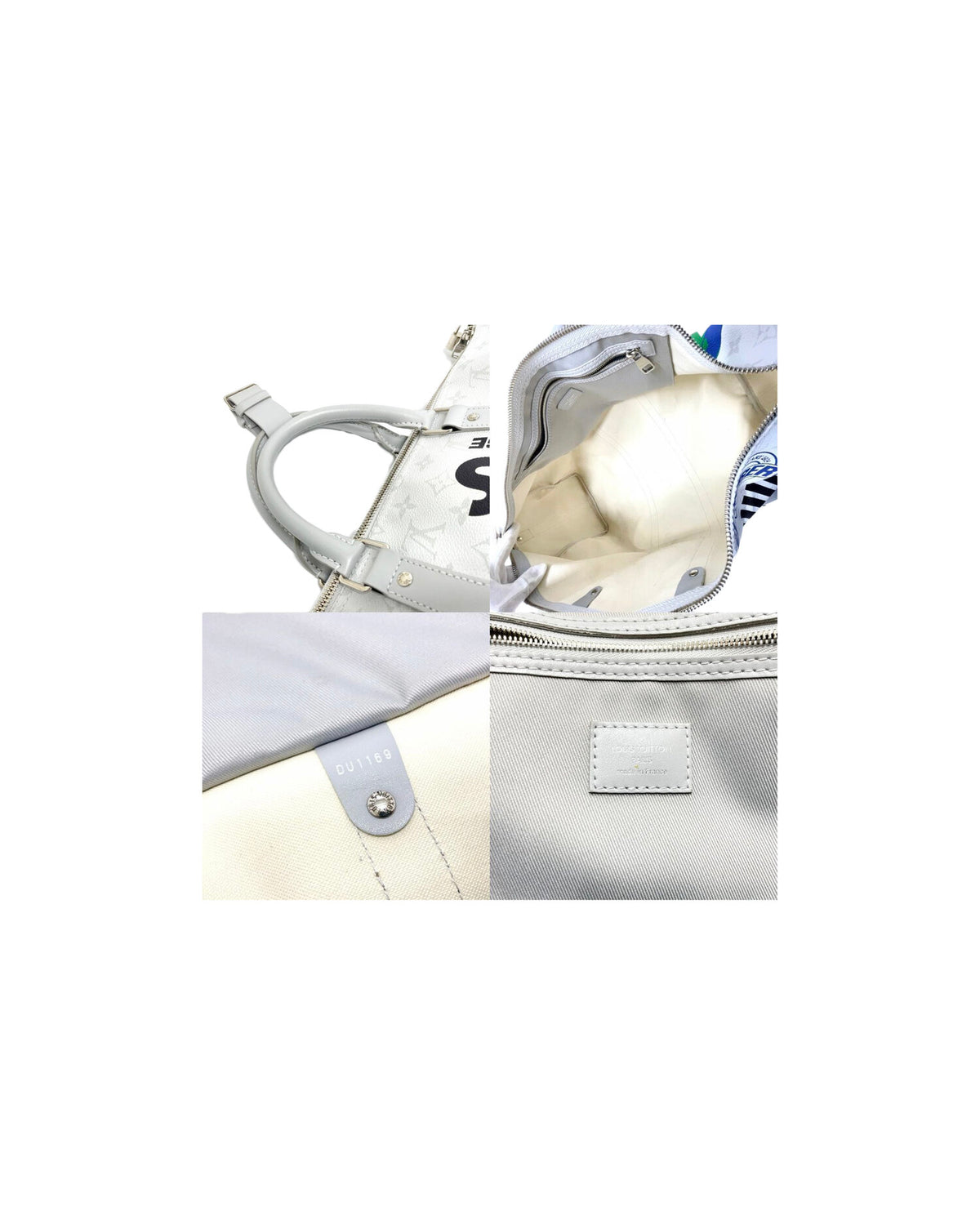 Louis Vuitton 2018 Keepall Bandouliere Story White