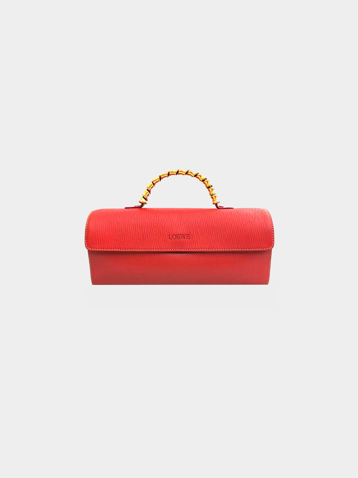Loewe 2000s Velazquez Handbag Leather Red