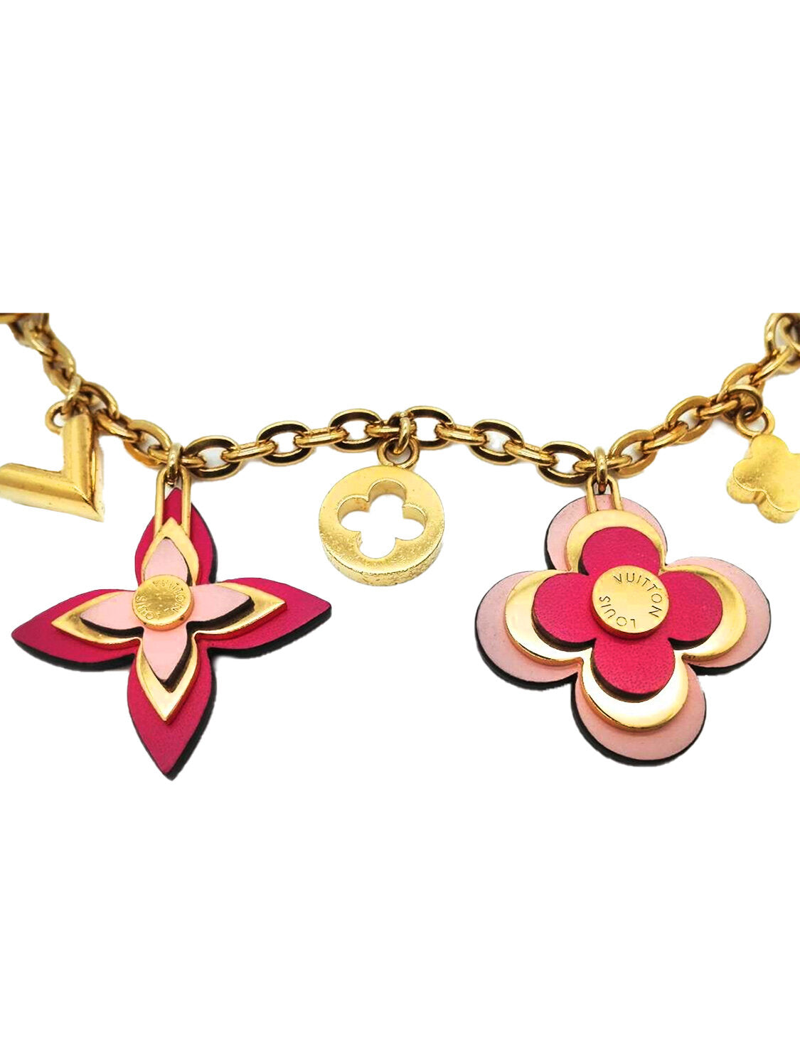 Louis Vuitton 2010s Chenne Flower Keychain