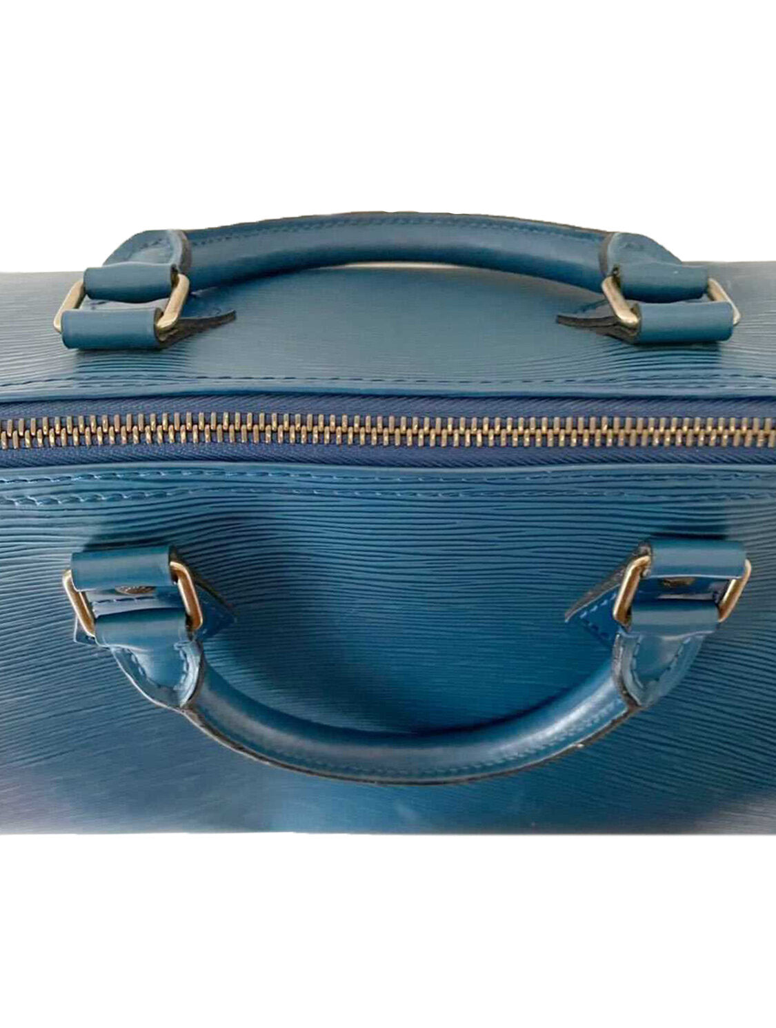 Louis Vuitton 2000s Blue Epi Speedy 30