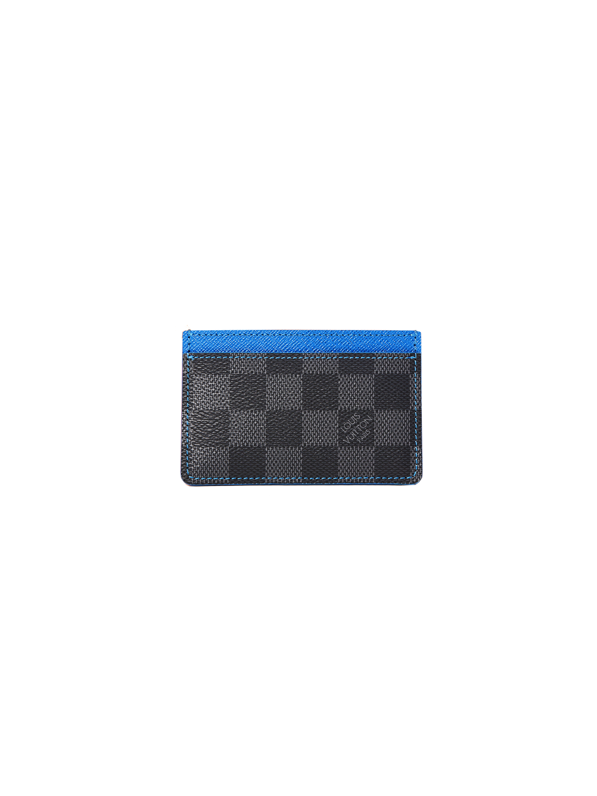Louis Vuitton 2018 Damier Graphite and Blue Card Holder
