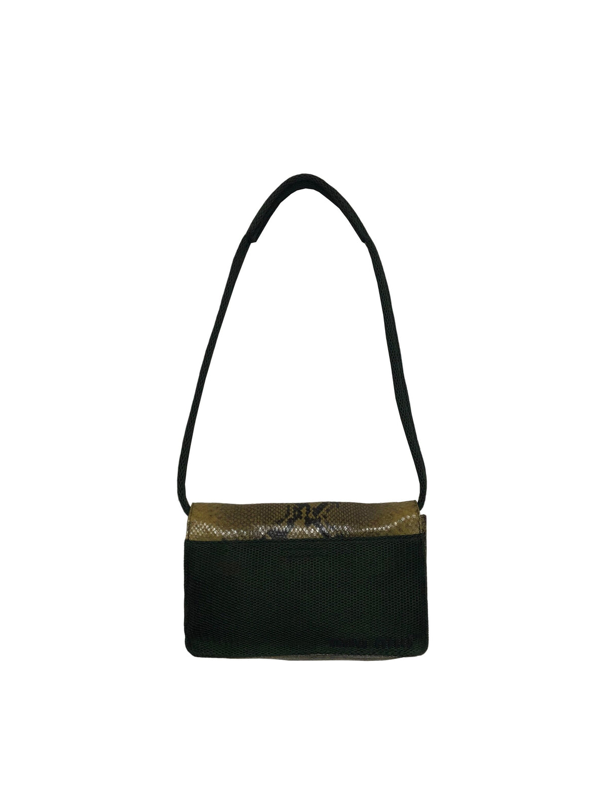 Miu Miu x Prada 2002 Python Green Bag