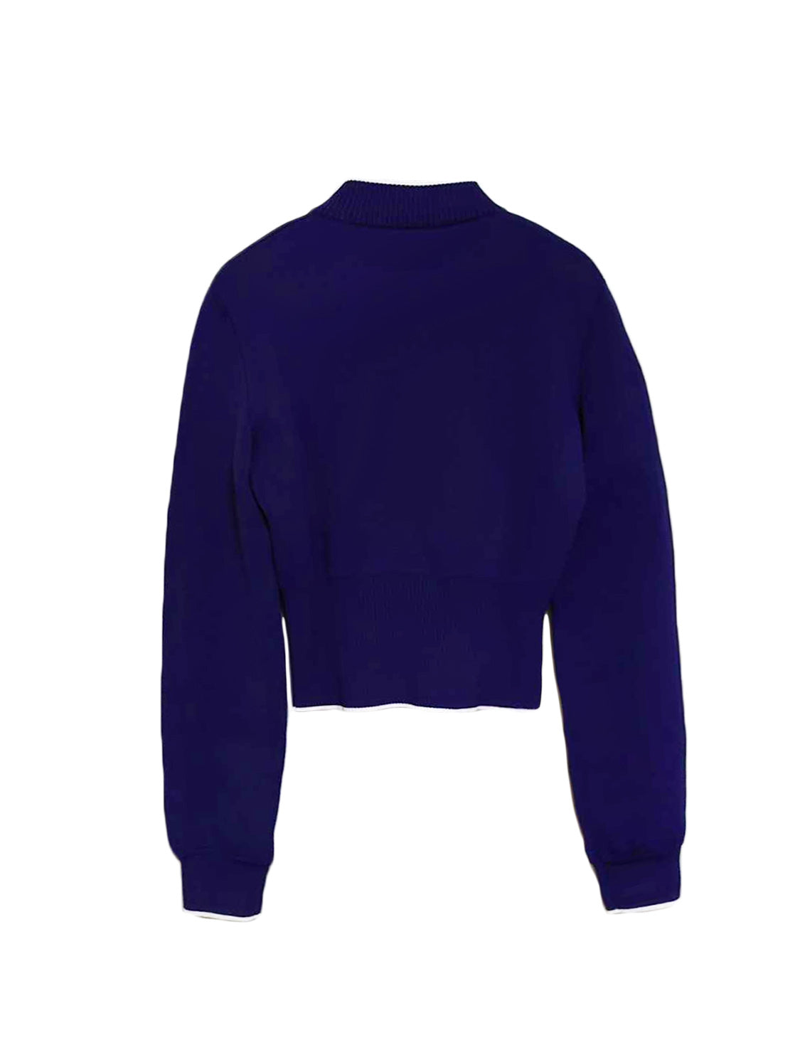 Miu Miu 2018 Blue Knit Zip Up Sweater