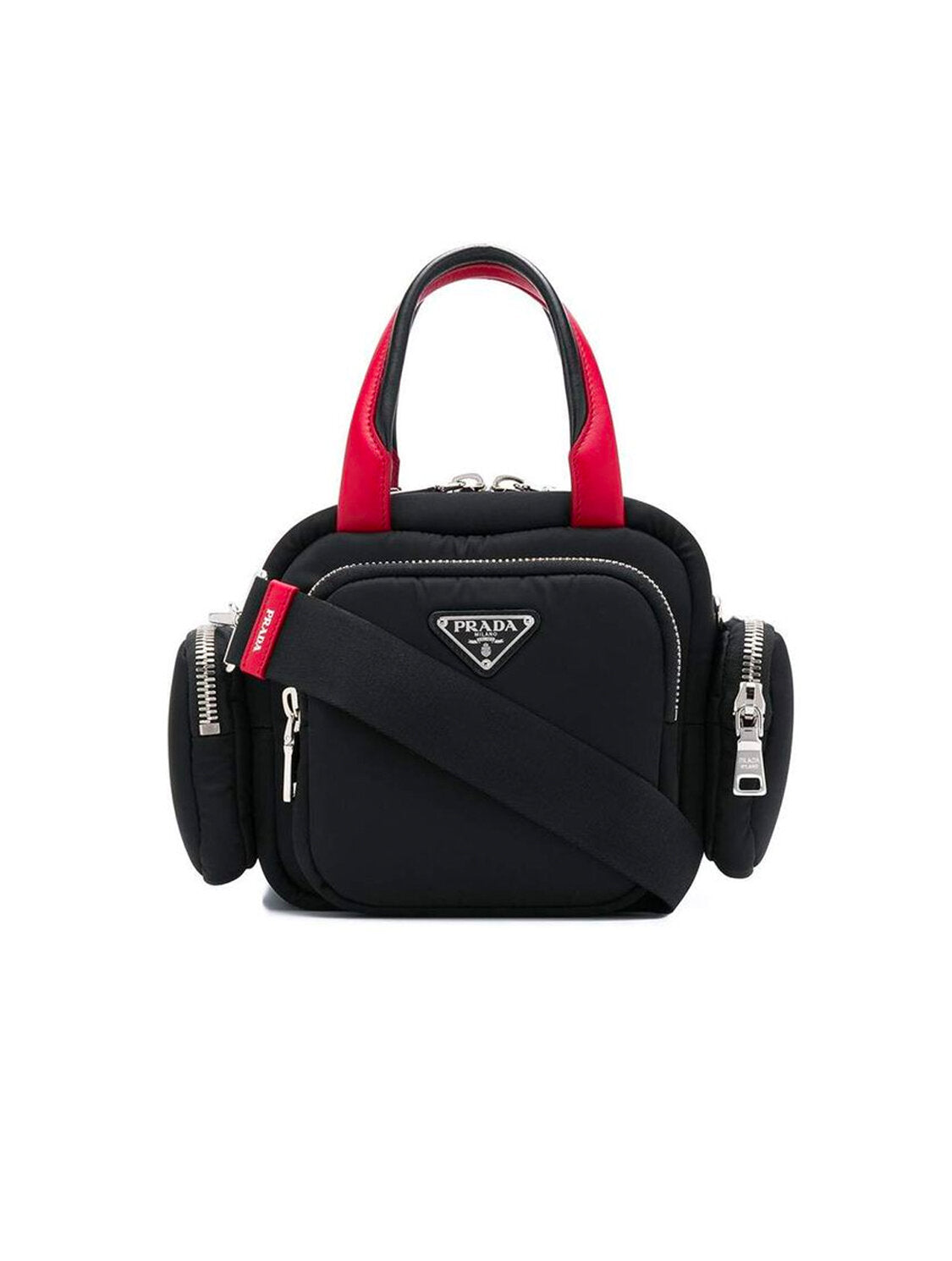 Prada 2000s Padded Strap Zip Camera Bag