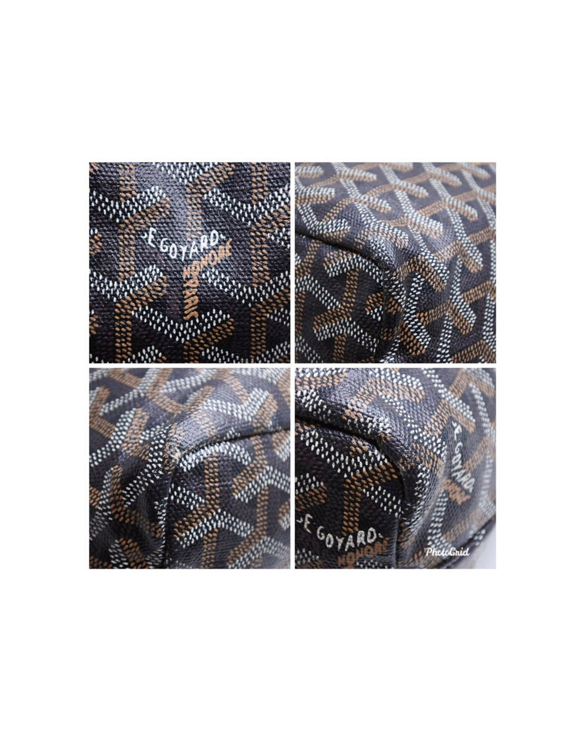 Goyard 2000s Junior Saint Louis Mini Black Tote