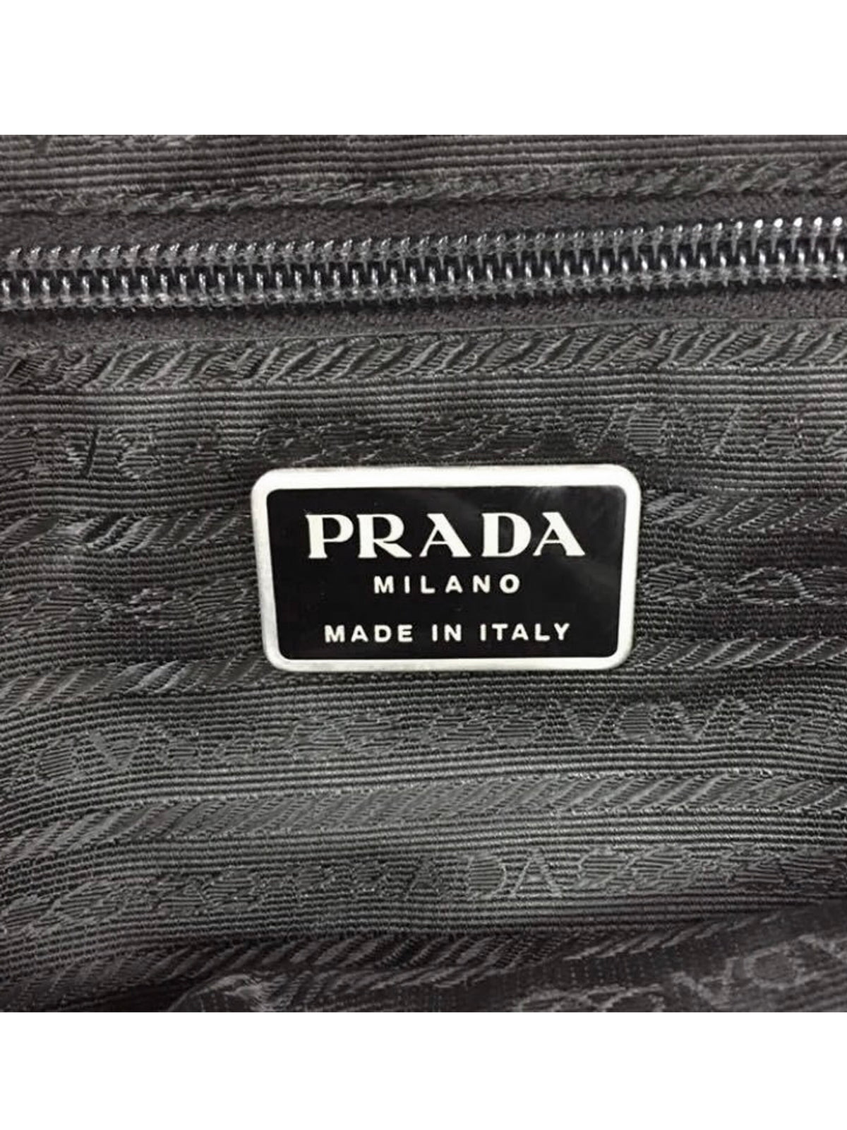Prada 2000s Nylon Black Crossbody Pouch