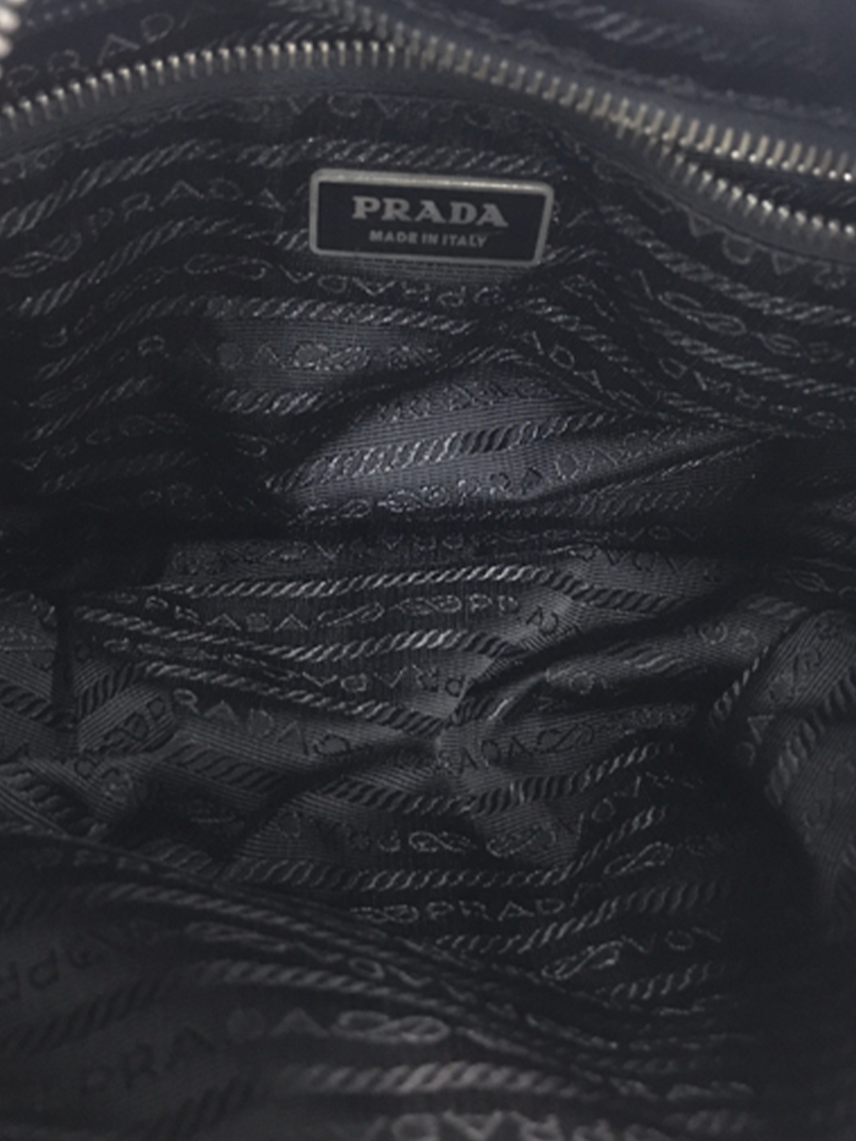 Prada 2000s Black Nylon Mini Handbag