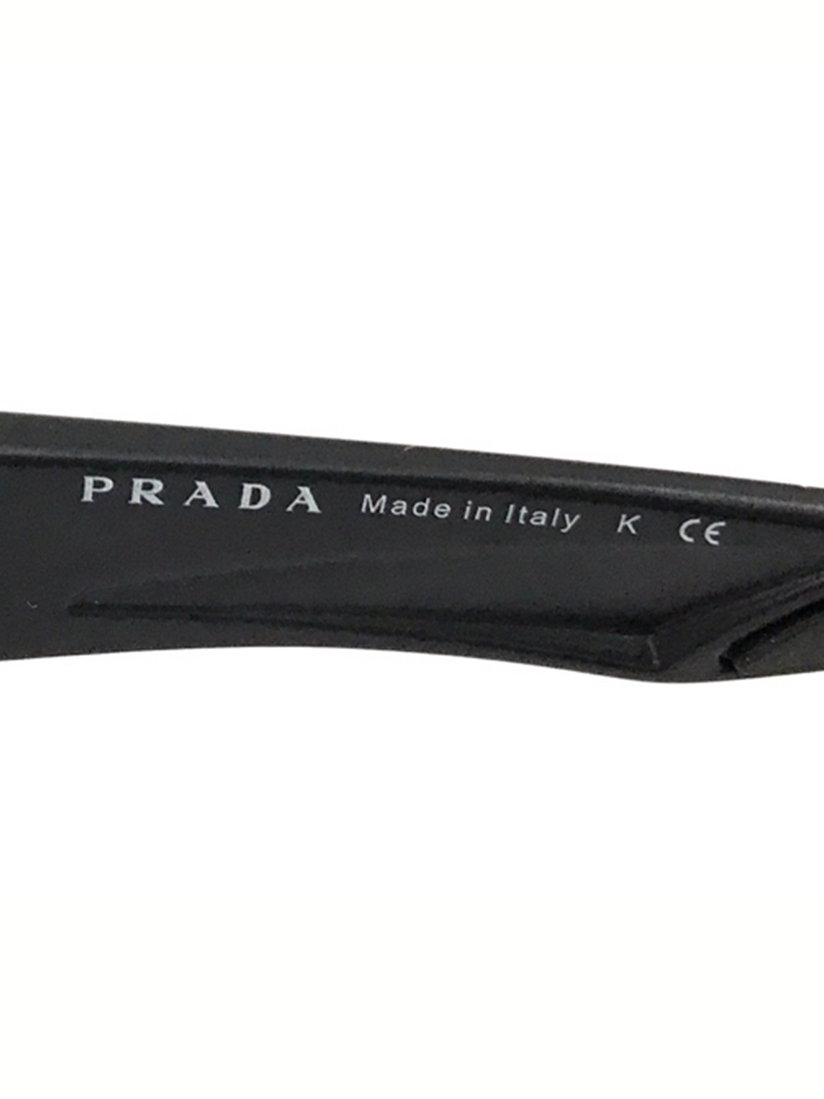 Prada 2000s Black Visor Sports Sunglasses
