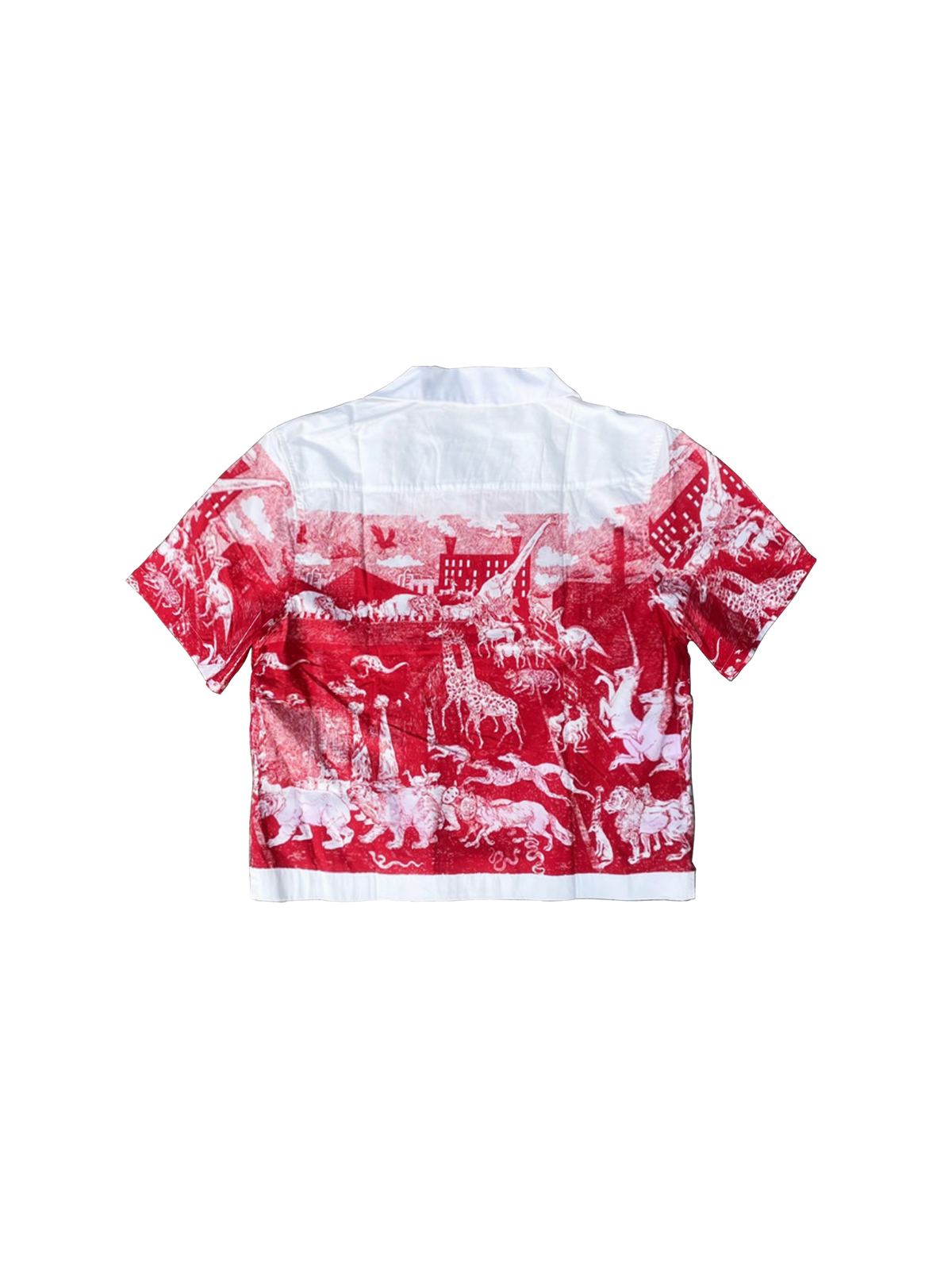 Prada AW 2016 Red Christophe Chemin Shirt