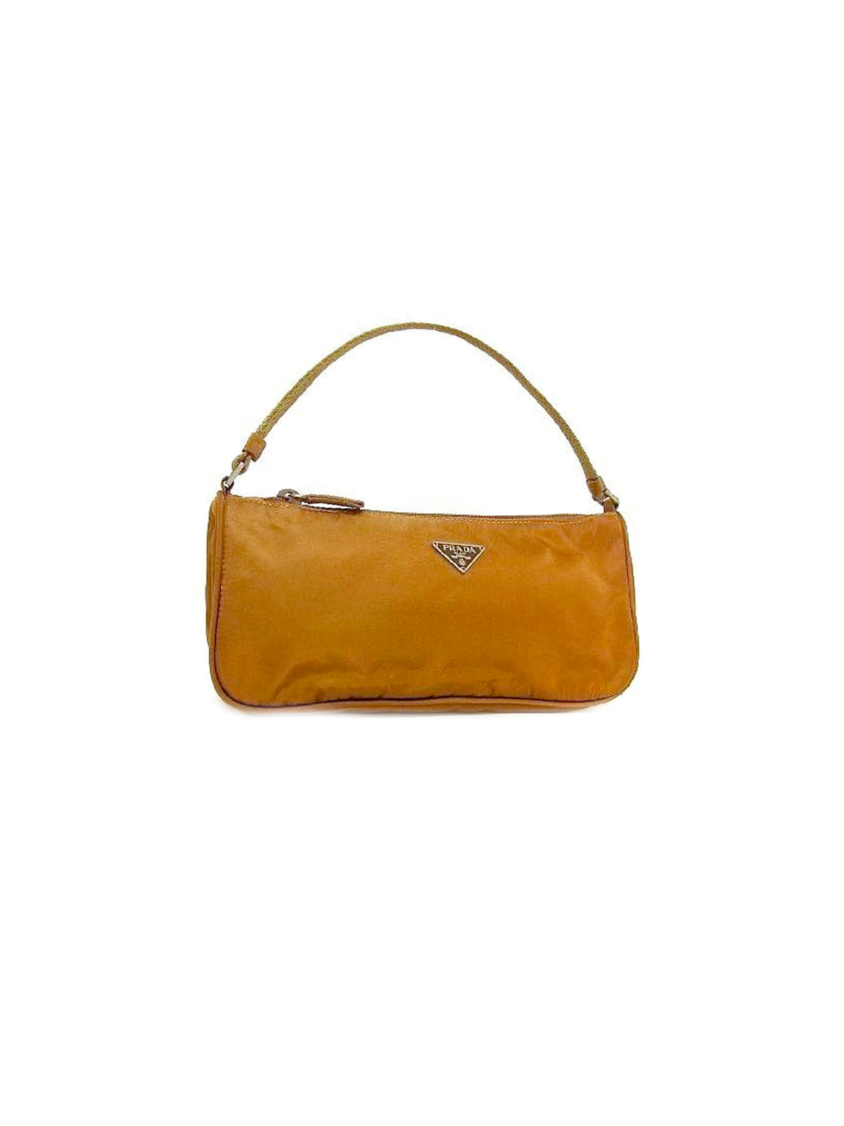 Prada 2000s Gold Tessuto Mini Nylon Bag