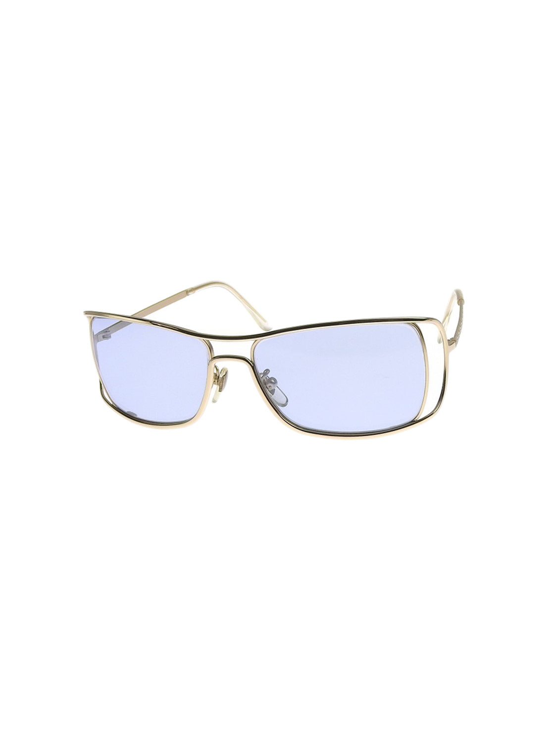 Versace 2000s Blue Tinted Sunglasses