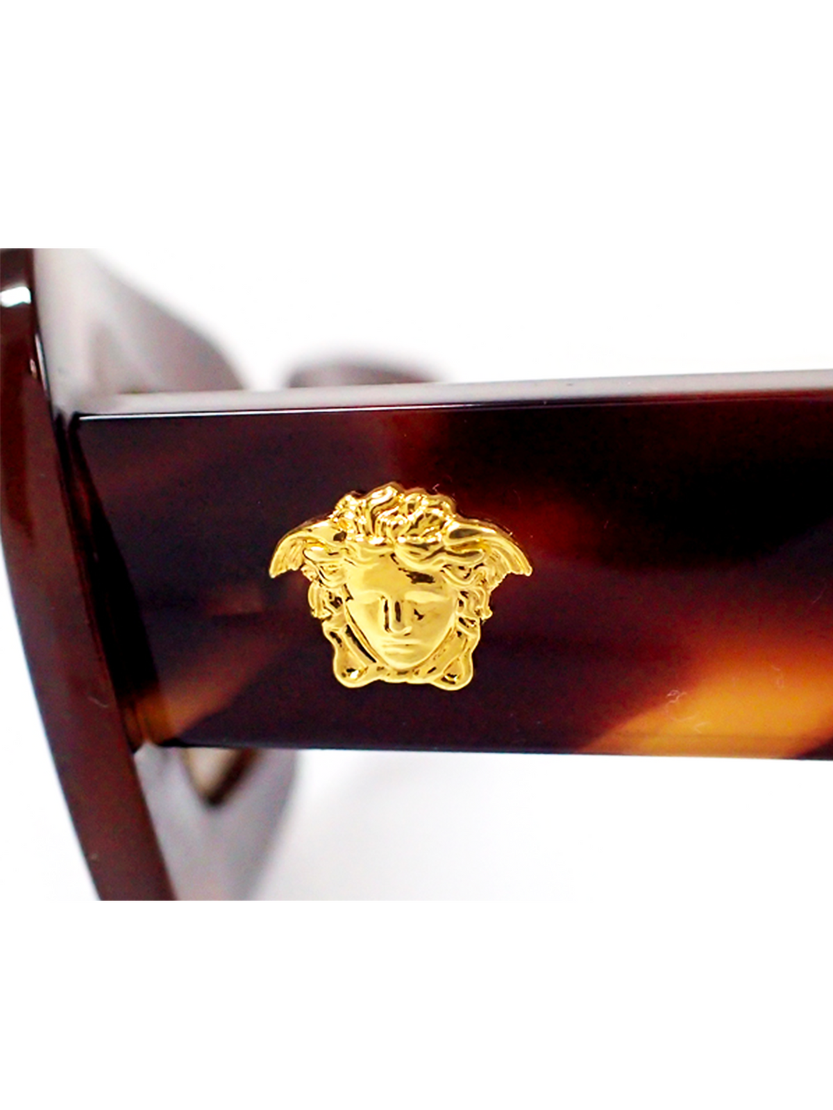 Versace 2000s Rare Brown Rounded Sunglasses