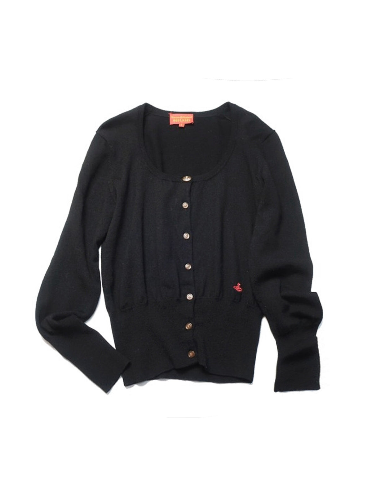Vivienne Westwood 2000s Black Orb Cardigan