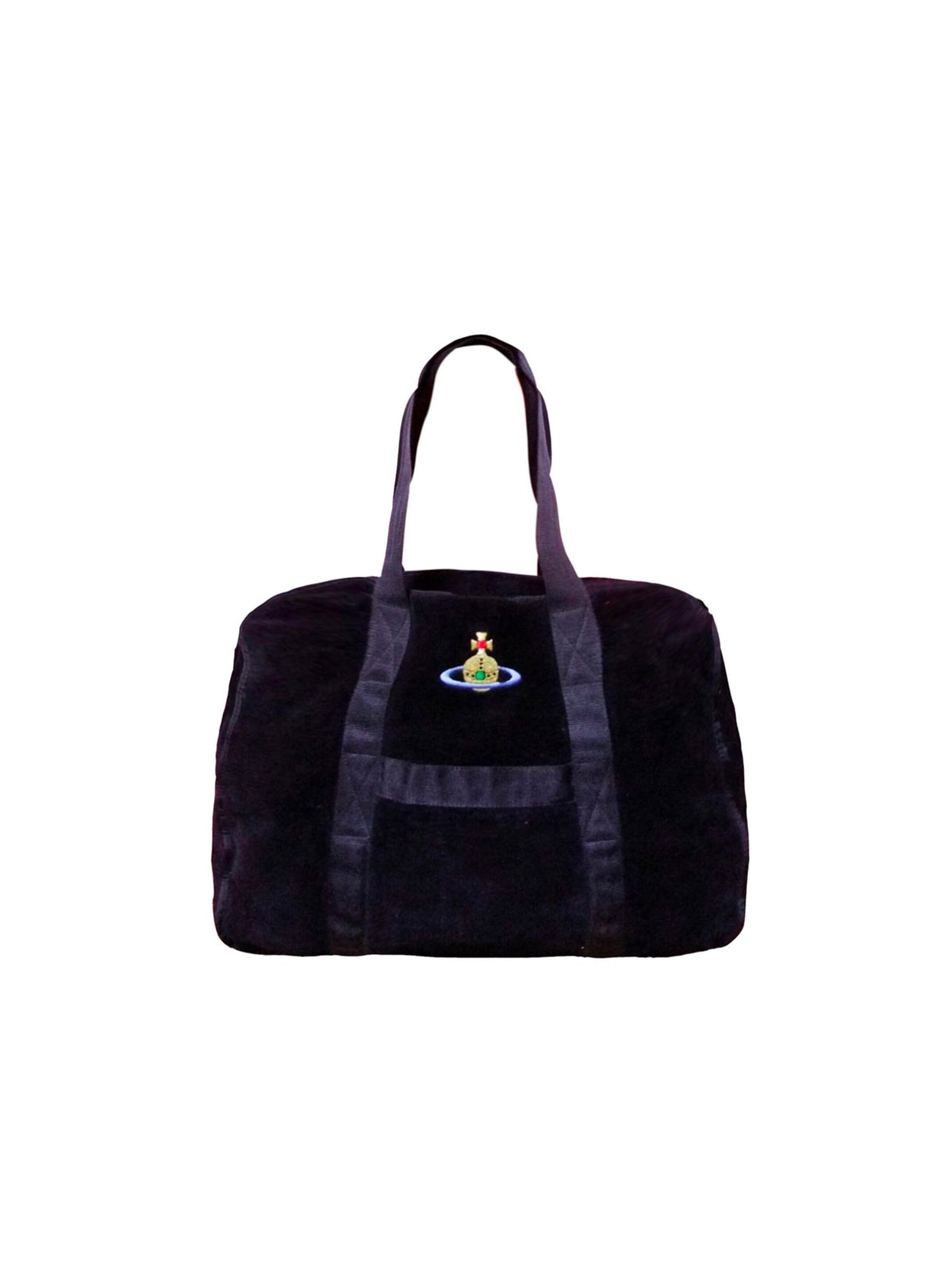 Vivienne Westwood 2000s Navy Large Terry Handbag
